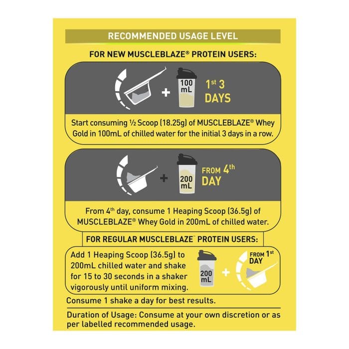 MuscleBlaze Whey Gold, 100% Whey Protein 4kg Rich Milk Chocolate - Image 6