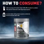 MuscleBlaze Creatine Monohydrate CreAMP™ (Unflavoured, 80 Servings, 250g) - Image 8