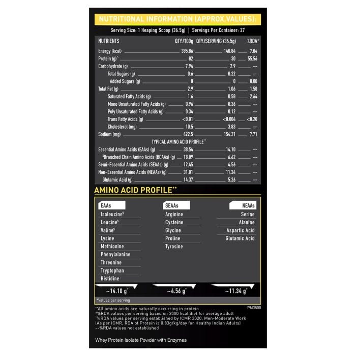 MuscleBlaze Whey Gold, 100% Whey Protein 1kg - Image 5