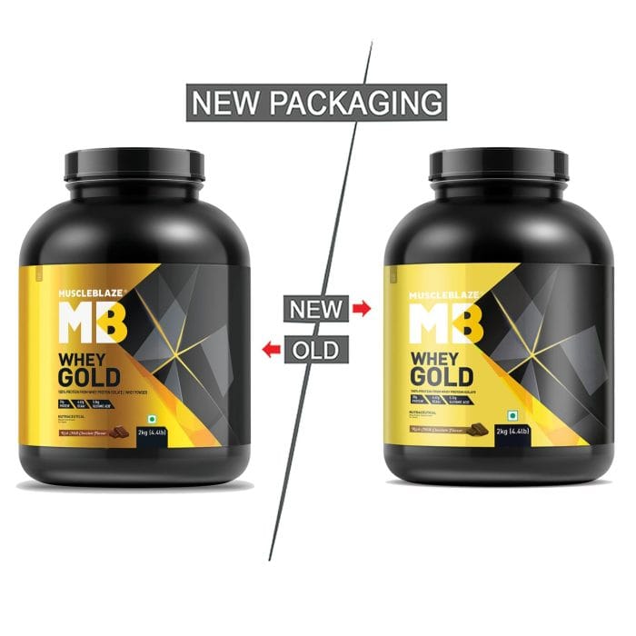 MuscleBlaze Whey Gold 100% Whey Protein Isolate 2 KG - Image 2