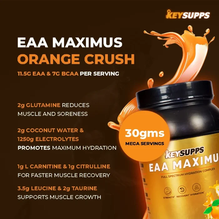 KeySupps EAA Maximus (Orange) - Image 3