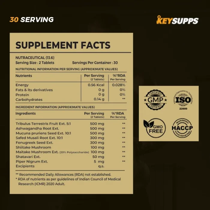 KeySupps Testosterone Gold - Image 4