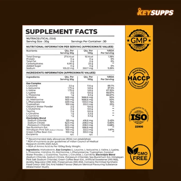 KeySupps EAA Maximus (Orange) - Image 4