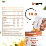 KeySupps Collagen Gold Plus – Orange (30 Servings) - Image 3