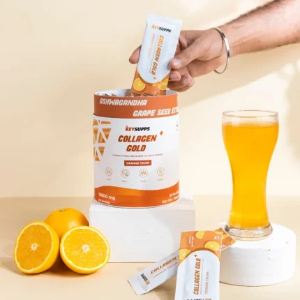KeySupps Collagen Gold Plus – Orange (30 Servings)