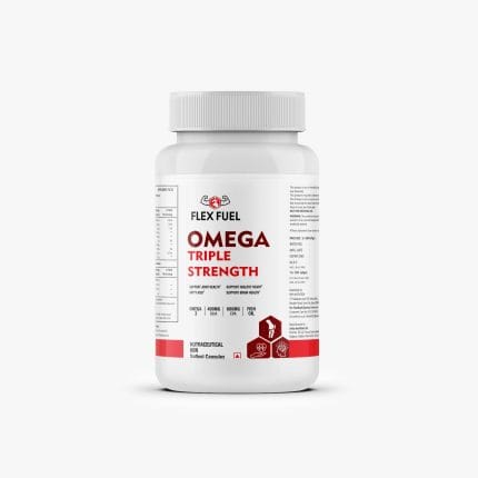 Flex Fuel Omega – Triple Strength Fish Oil (60 Softgels)