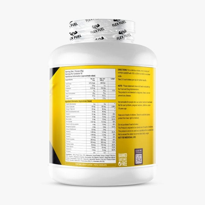 Flex Fuel Hyper Gainer – 2 Kg & 4 Kg 50 Servings - Image 3