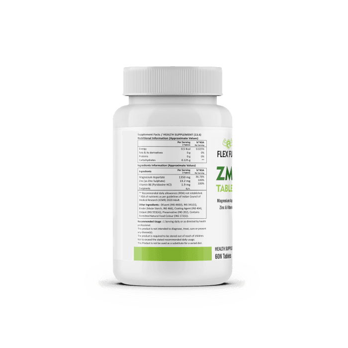 Flex Fuel ZMA – Magnesium, Zinc & Vitamin B6 (60 Tablets) - Image 2