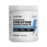 Wellcore - Pure Micronised Creatine Monohydrate Powder (Unflavoured, 83 Sevings) | Rapid Absorption | Enhanced Muscle Strength & Power
