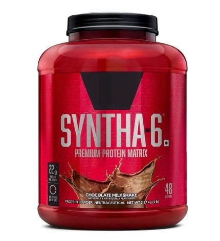Synntha six Protein Powder whey - 5 lbs, 2.27 kg (Chocolate Milkshake)