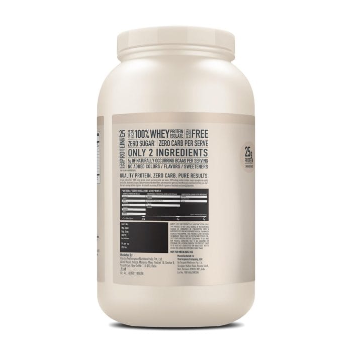 Isopure Zero Carb Protein– 1 kg / 2.2 lbs (Unflavoured) - Image 5