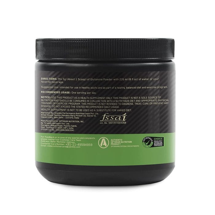 Optimum Nutrition Glutamine Powder | Unflavoured | 250 g - Image 4