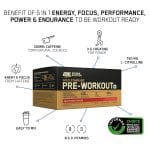Optimum Nutrition Gold Standard Pre-Workout | Pre-Training Energy, Focus & Endurance Formula 142.5gms - Image 2