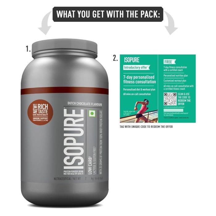 Isopure Whey Protein Isolate Powder with Vitamins for Immune Support - 2 kg - Image 4