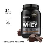 OPTIMUM NUTRITION Performance Whey Protein Powder Blend with Isolate, 24g Protein, 5g BCAA, Chocolate, 1 kg - Image 4