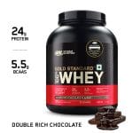 Optimum Nutrition (ON) Gold Standard 100% Whey Protein Powder 1.7 Kg (Double Rich Chocolate), 55 Serves, for Muscle Support & Recovery, Vegetarian - Primary Source Whey Isolate - Image 3