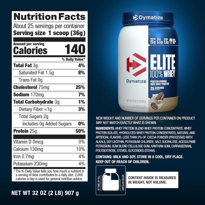 Dymatize Elite 100% Whey - Image 2
