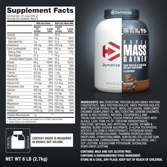 Dymatize Super Mass Gainer - Image 6