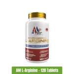 Americanz Muscles Professional L-Arginine – 120 Tablets | Pre-Workout Nitric Oxide Support for Muscle Pump & Energy
