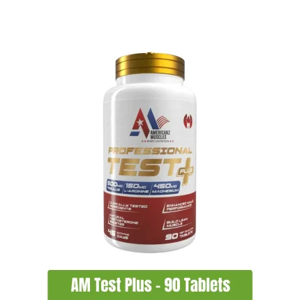 Americanz Muscles Professional Test+ – 90 Tablets | Natural Testosterone Support for Muscle Growth & Hormonal Balance