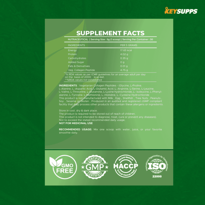 KeySupps Raw Veg Collagen - Image 4