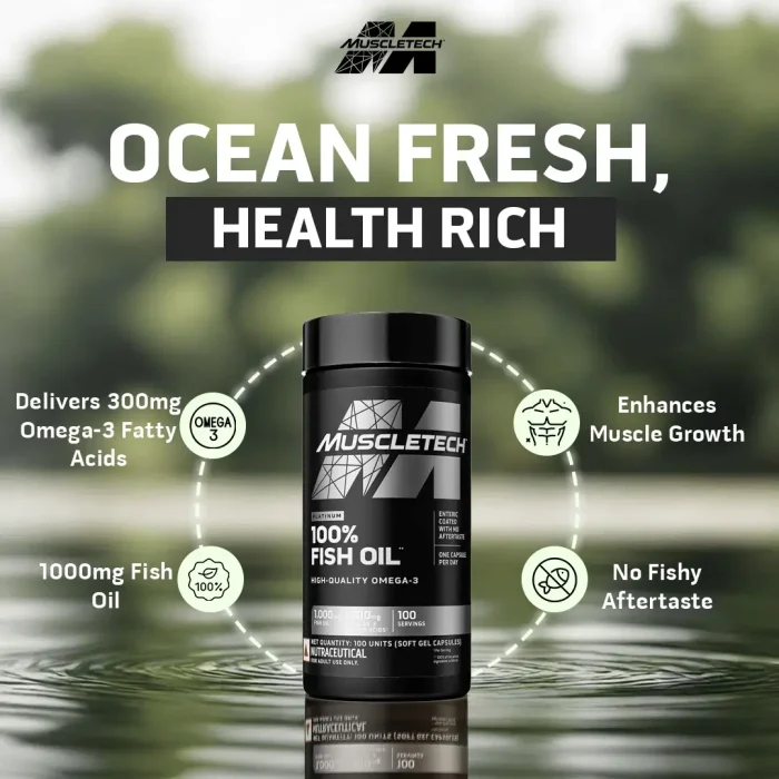 Muscletech™ Platinum 100% Omega Fish Oil - Image 2