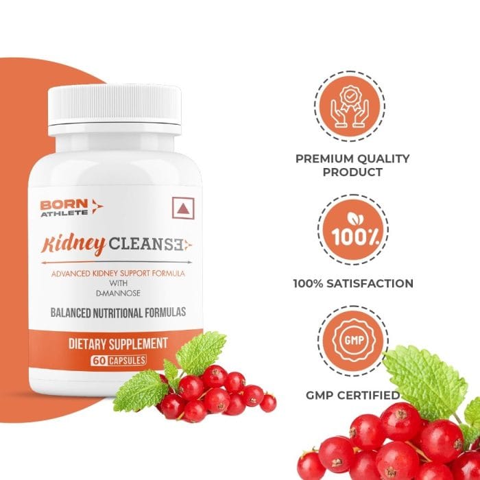 Born Athlete Kidney Cleanse I Advanced Kidney Support and Hydration Balance I Power of D-Mannose - Image 2