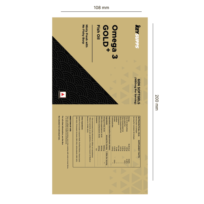 KeySupps Fish Oil Gold Plus - Image 3