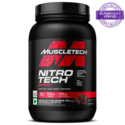MuscleTech™ Nitro-Tech™ Ripped Whey Protein Powder 1.8kg , 907g