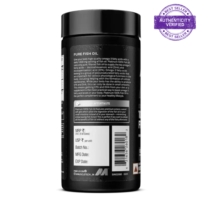 Muscletech™ Platinum 100% Omega Fish Oil - Image 4