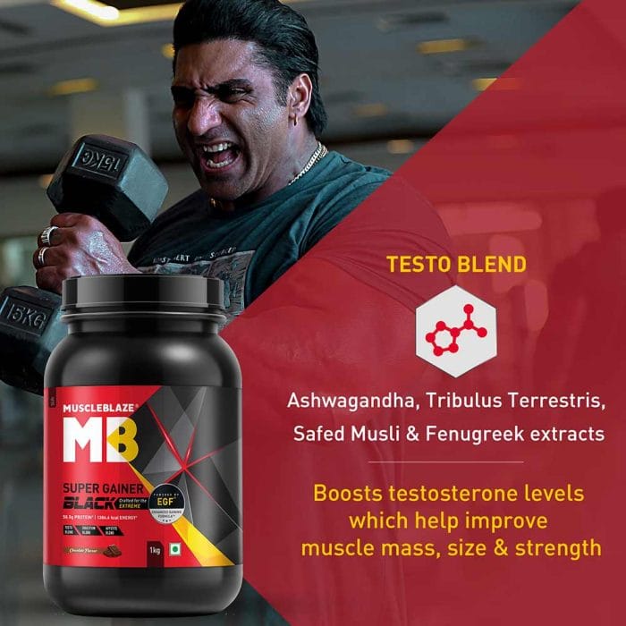 MuscleBlaze Super Gainer Black - Image 2