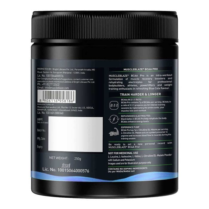 MuscleBlaze BCAA Pro Essential Amino Acids - Image 4