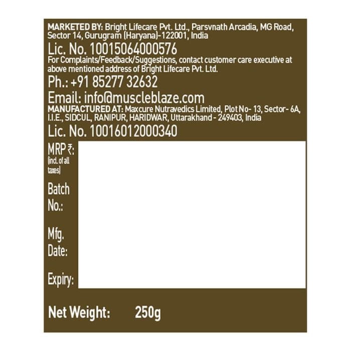 MuscleBlaze EAA 6000 250 g - Image 2