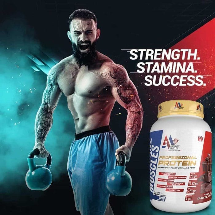 Americanz Muscles Professional Protein – High-Quality Whey Blend for Strength & Performance  2lbs & 5lbs - Image 5