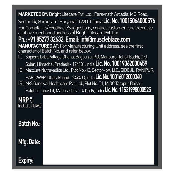 MuscleBlaze Creatine Monohydrate CreAMP - Image 4