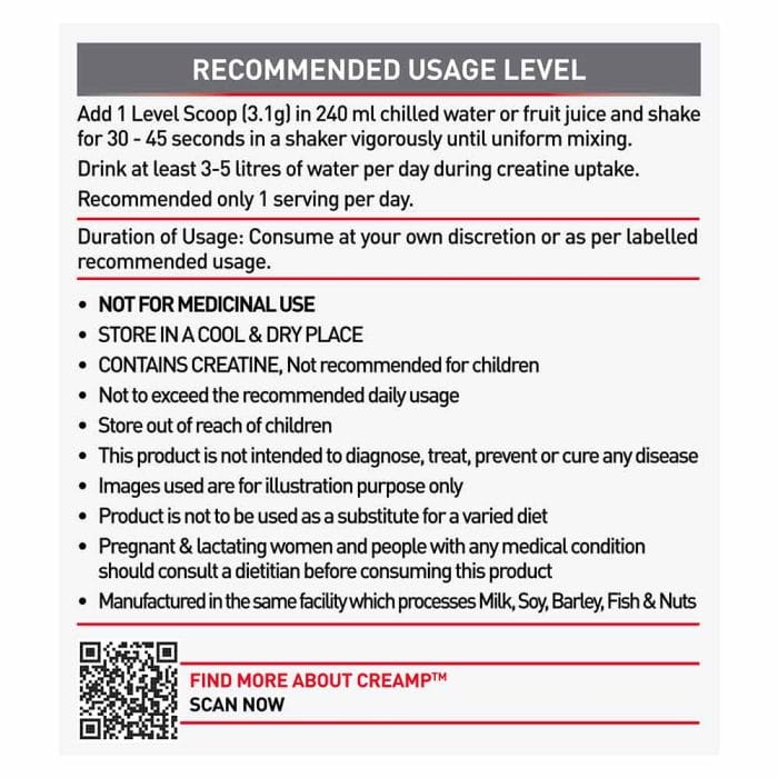 MuscleBlaze Creatine Monohydrate CreAMP - Image 5