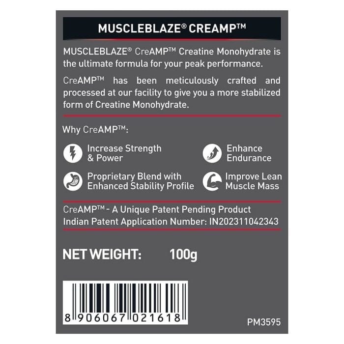 MuscleBlaze Creatine Monohydrate CreAMP - Image 6