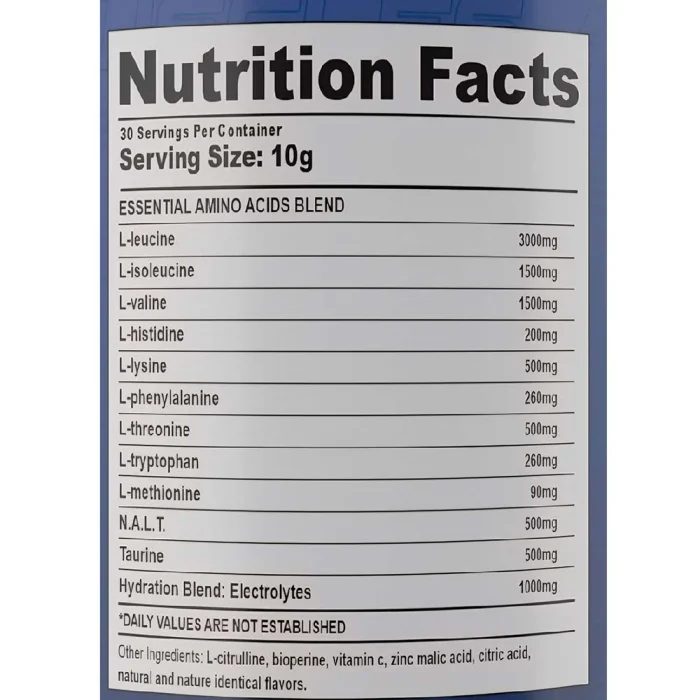 Americanz Muscles EAA + Nootropics 8:1:1 – Advanced Amino Acid Formula for Muscle Recovery & Mental Focus - Image 4