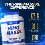 Ronnie Coleman King Mass XXL Gainer (15lb / 6lbs ) - Image 6