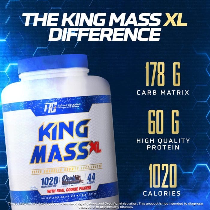 Ronnie Coleman King Mass XXL Gainer (15lb / 6lbs ) - Image 6
