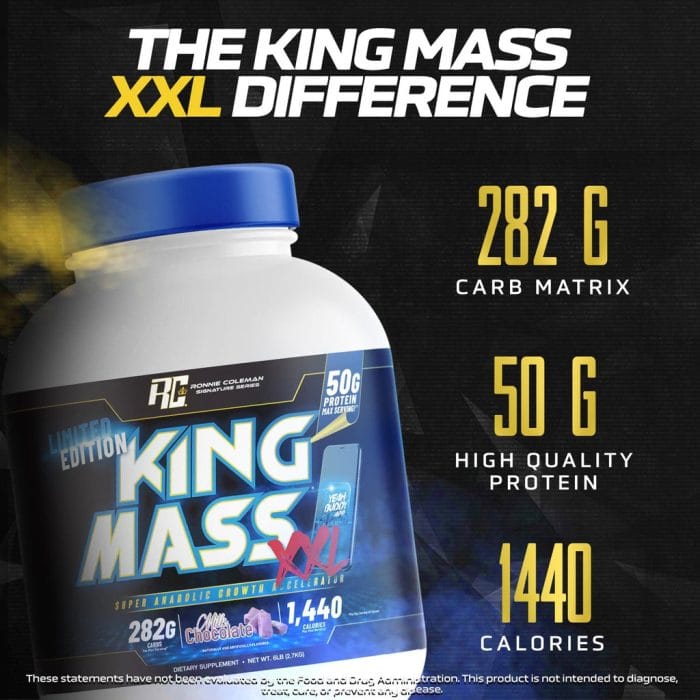 Ronnie Coleman King Mass XXL Gainer 6lbs - Image 5
