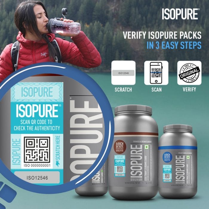 Isopure Low Carb Whey Protein Isolate Powder 1 Kg - Image 5