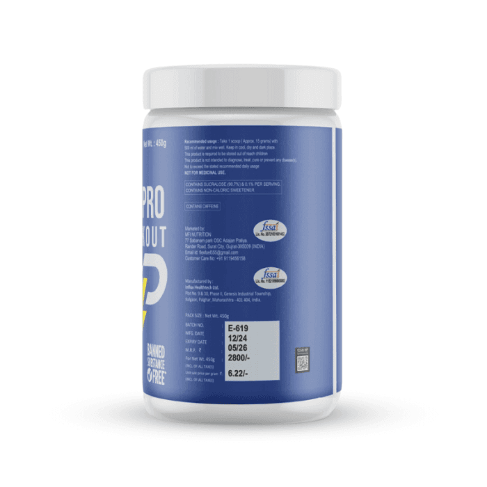 Flex Fuel Jacked Pro Pre-Workout 450g - Image 2