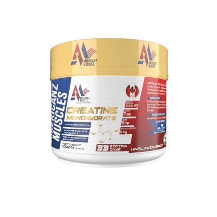 Americanz Muscles Creatine Monohydrate 33 Servings Unflavoured