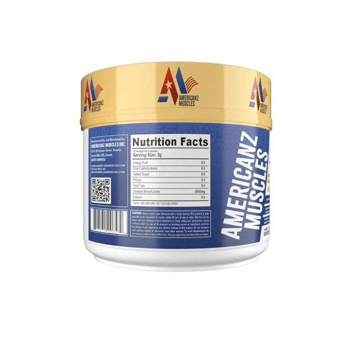 Americanz Muscles Creatine Monohydrate 33 Servings Unflavoured - Image 2