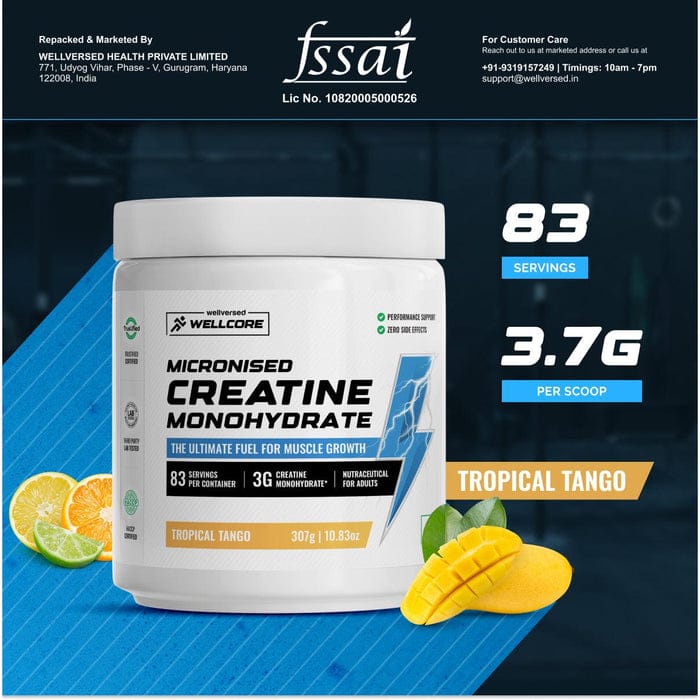 Wellcore Creatine 307gms Flavoured - Image 3