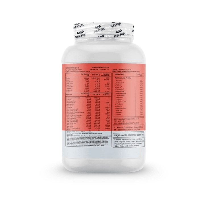 Flex Fuel Ripped Whey – 1Kg / 2Kg & 4 Kg - Image 3