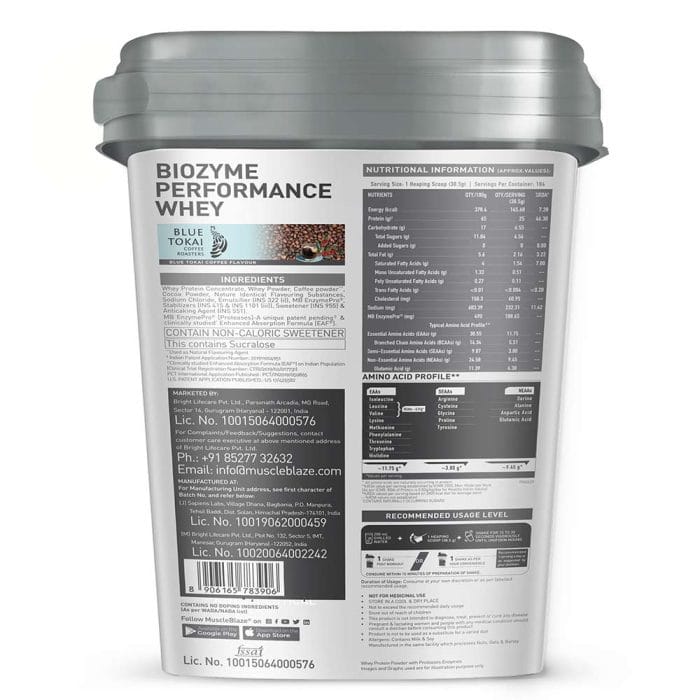MuscleBlaze Biozyme Performance Whey 4 KG - Image 5