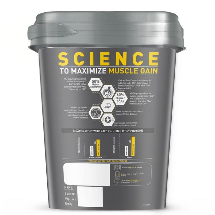 MuscleBlaze Biozyme Performance Whey 4 KG - Image 4