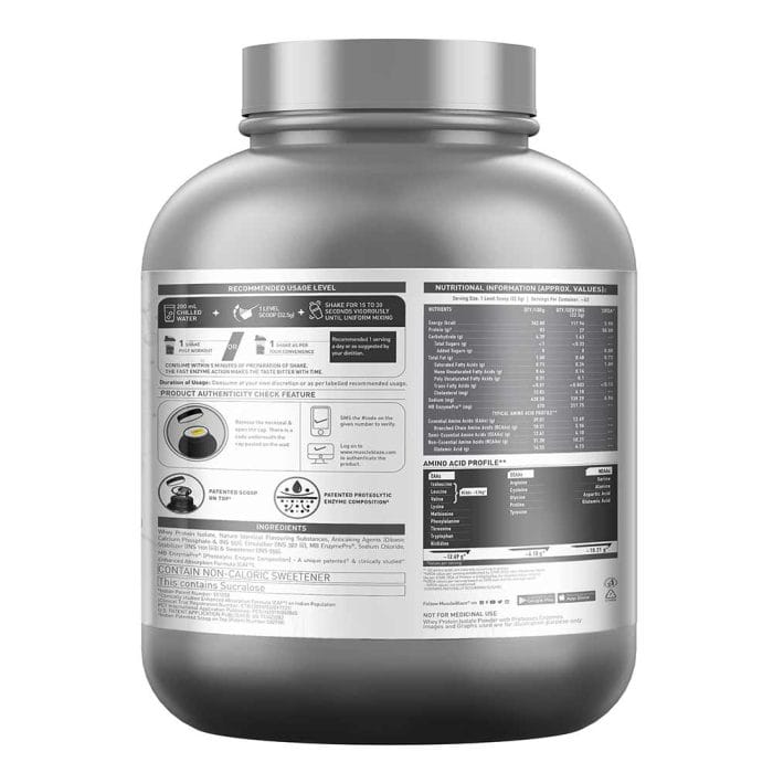 MuscleBlaze Biozyme Iso-Zero 2 kg - Image 9